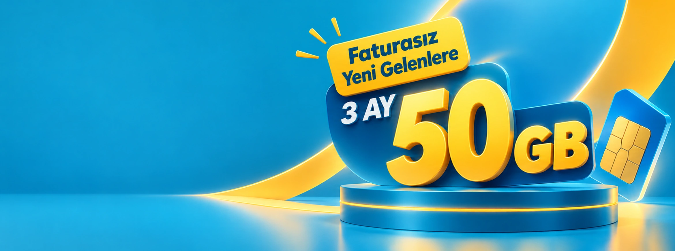 <p>Pttcell 3 AY 50GB Kampanyası</p>